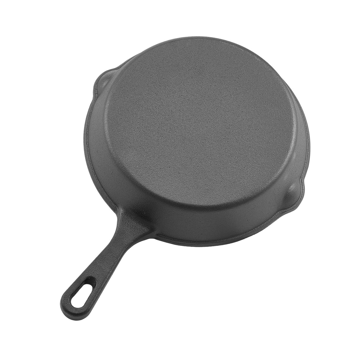 Versatile Cast Iron Skillet Set: 3-Piece Pre-Seasoned Frying Pans in 6, 8, and 10-Inch Sizes - Nook & Nest