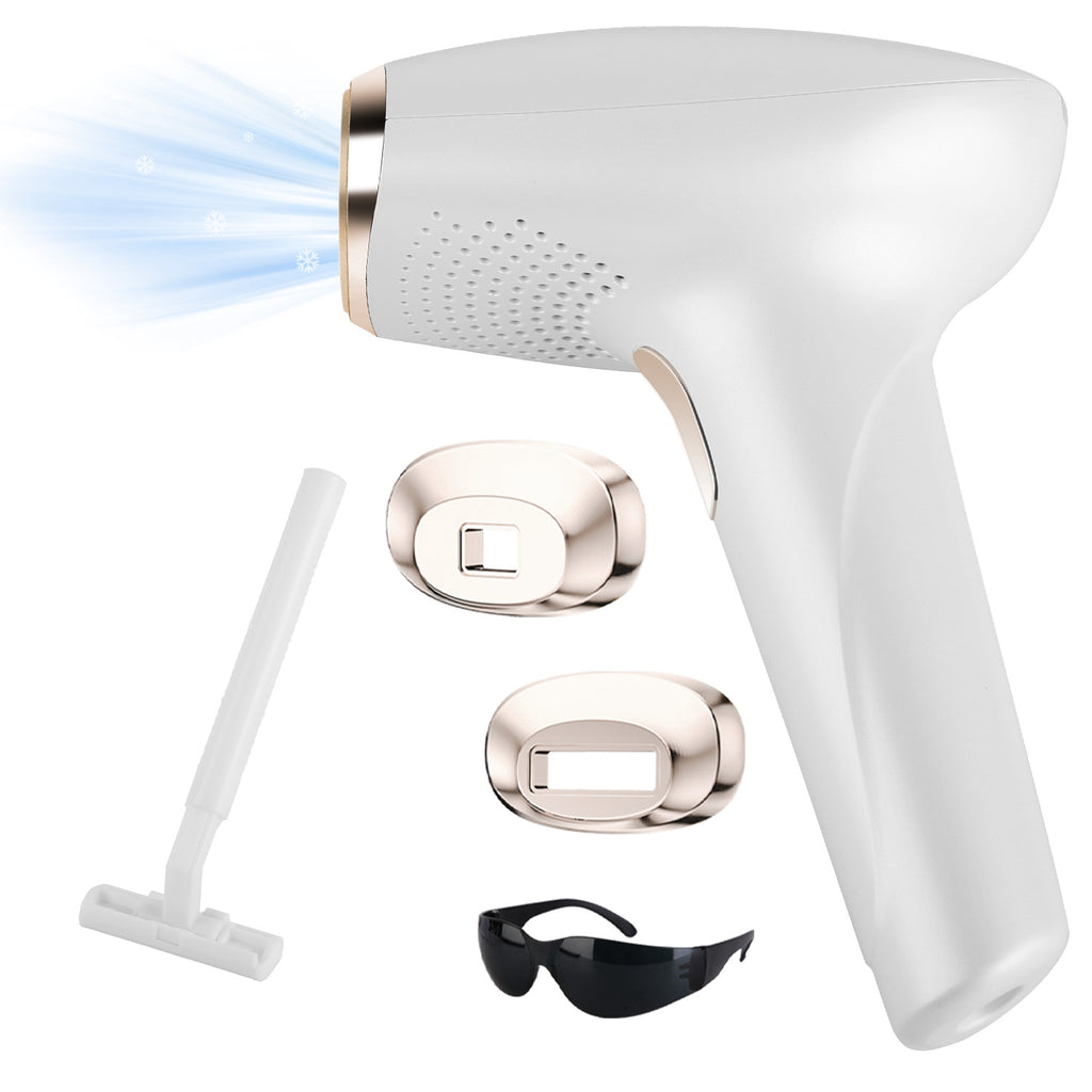 3 In 1 Ice Cooling Laser Hair Removal Device Painless Permanent At-Home IPL Hair Removal With 999,999 Flashes 9 Energy Levels 2 Modes For Armpits Legs Arms Bikini Line - Nook & Nest