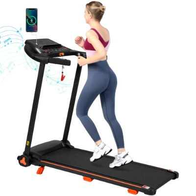 NEW Treadmills For Home, 2.5HP Quiet Folding Treadmill With Heart Rate Sensor, 300lbs Weight Capacity, 7.5MPH, Incline Treadmill With USB Charge Station Bluetooth Speaker, 6 Shock-Absorbing - Nook & Nest