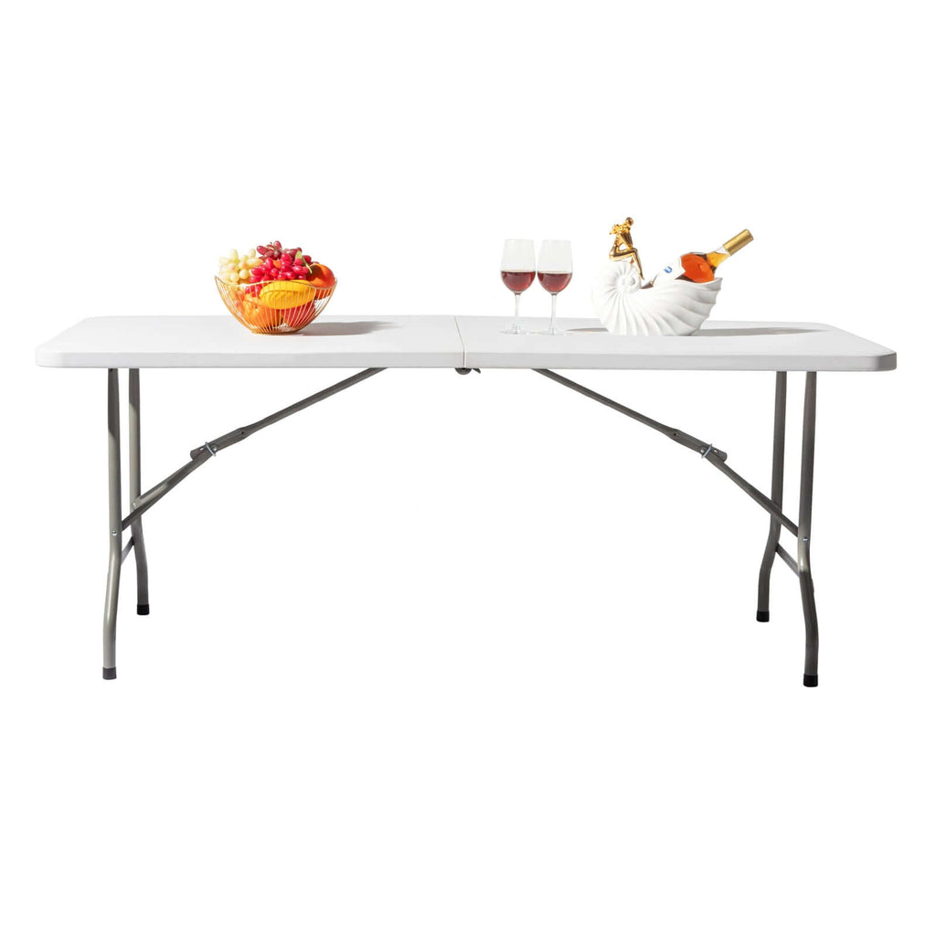 Versatile Portable Heavy Duty Folding Table - Perfect for Indoor & Outdoor Use - Nook & Nest