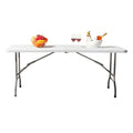 Versatile Portable Heavy Duty Folding Table - Perfect for Indoor & Outdoor Use - Nook & Nest