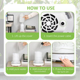 100 ml Ultrasonic Aroma Diffuser with 7 LED Colors - Nook & Nest