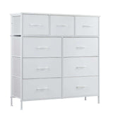 Tall Fabric Storage Tower with Drawers, Multiple Colors - Nook & Nest