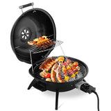 Portable Electric Countertop Grill – 1600W, Double-Layer Cooking Surfa - Nook & Nest