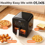 Digital Air Fryer with Viewing Window – 7.5 QT, 12 One-Touch Presets, Nook & Nest