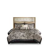 King 12-Piece Comforter Set – Black Bedding - Nook & Nest