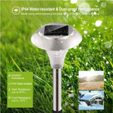 Solar Garden Lights – 4 Pack, Stake Pathway Lights, Auto Dusk-to-Dawn, Nook & Nest