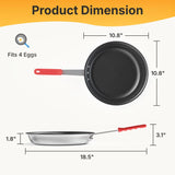 Ceramic Nonstick Frying Pan – Induction Compatible, Oven Safe, Dishwas - Nook & Nest