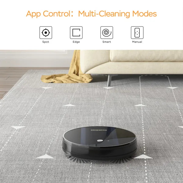 Geek Smart G6 Robot Vacuum; Ultra-Thin; 1800Pa Strong Suction; Automatic Self-Charging; App Control; Custom Cleaning; Great For Hard Floors To Carpets(Banned From Selling On Amazon) - Nook & Nest