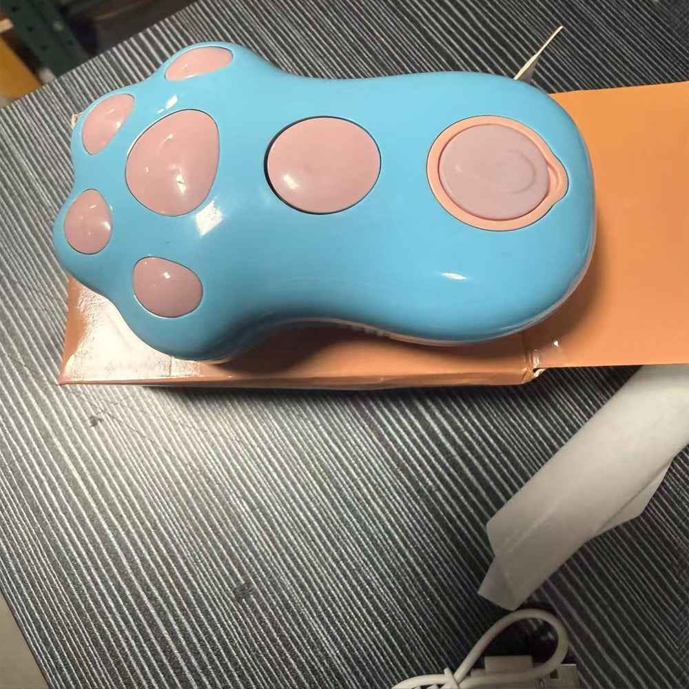 Blue Rechargeable Pet Grooming Brush with Mist Spray - Nook & Nest