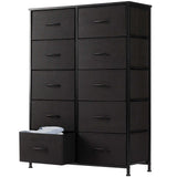 Tall Fabric Storage Tower with Drawers, Multiple Colors - Nook & Nest
