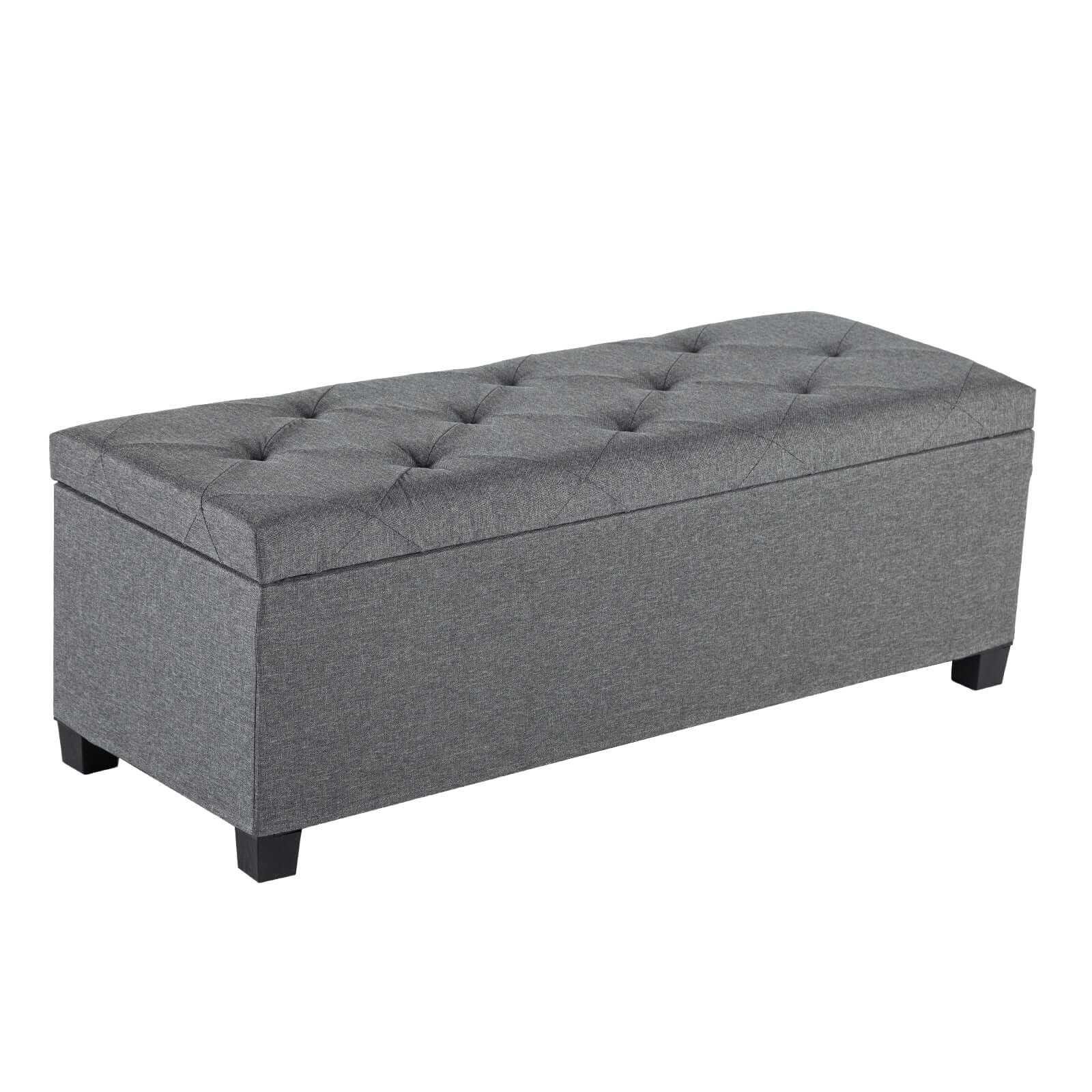 Transform Your Space with the Cushioned Storage Ottoman: Comfort Meets Functionality - Nook & Nest