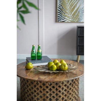 18.9x13.4x1.4 Gold Monstera Leaf Wall Decor - Nook & Nest
