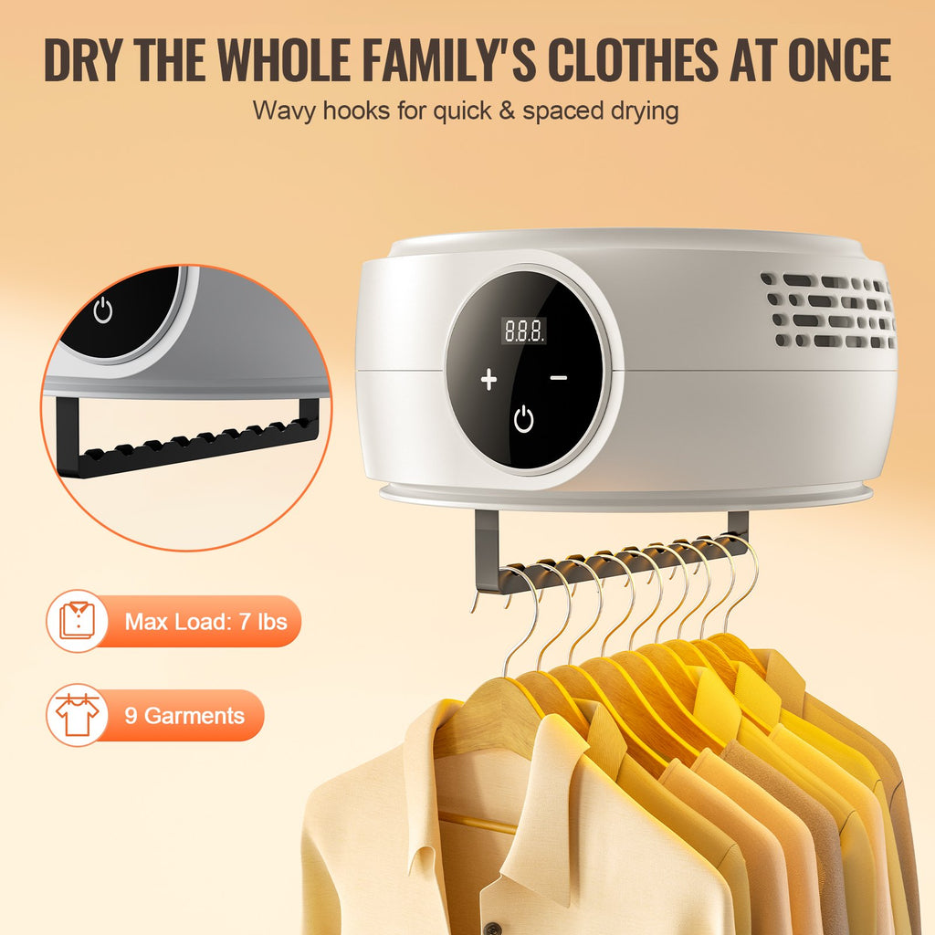 Effortlessly Dry Your Clothes Anywhere with Our Portable Clothes Dryer - Nook & Nest