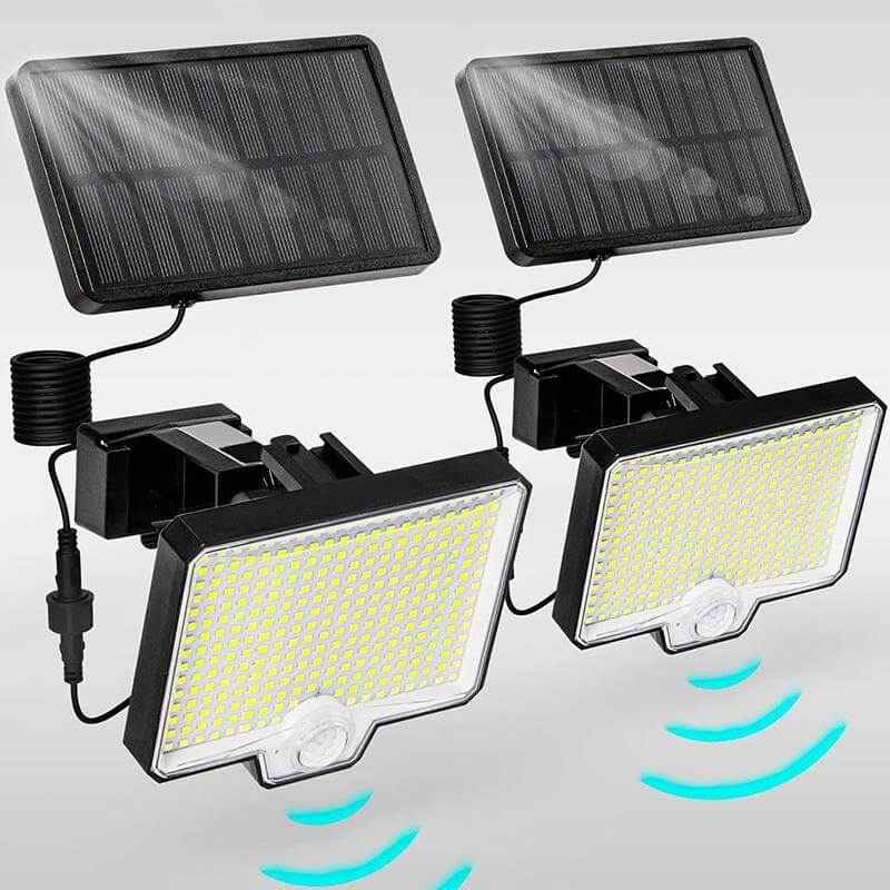 Solar Flood Lights with Motion Sensor – 2 Pack for Enhanced Security and Visibility - Nook & Nest