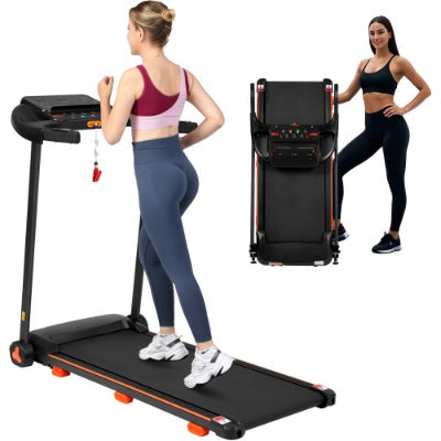 NEW Treadmills For Home, 2.5HP Quiet Folding Treadmill With Heart Rate Sensor, 300lbs Weight Capacity, 7.5MPH, Incline Treadmill With USB Charge Station Bluetooth Speaker, 6 Shock-Absorbing - Nook & Nest