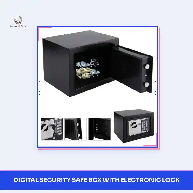 Digital Security Safe Box with Electronic Lock by@Outfy