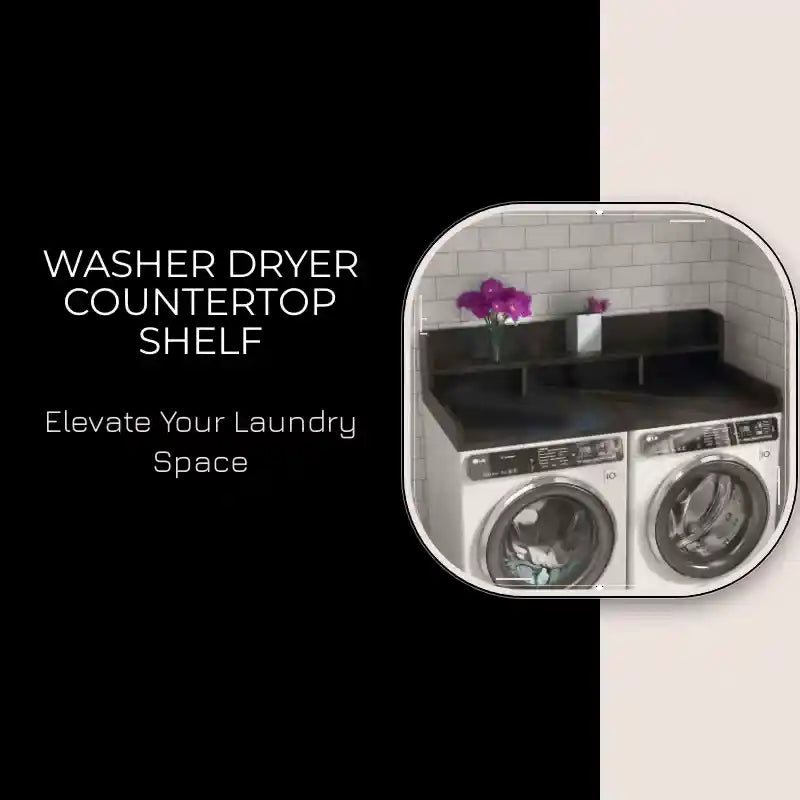 Washer Dryer Countertop Shelf by@Outfy