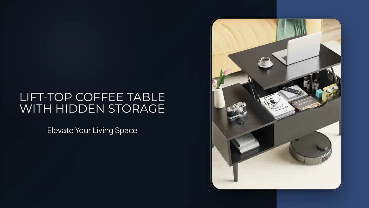Lift-Top Coffee Table with Hidden Storage by@Outfy