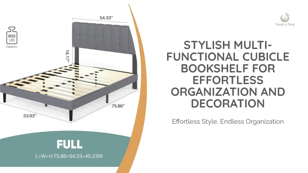 Stylish Multi-Functional Cubicle Bookshelf for Effortless Organization and Decoration by@Outfy