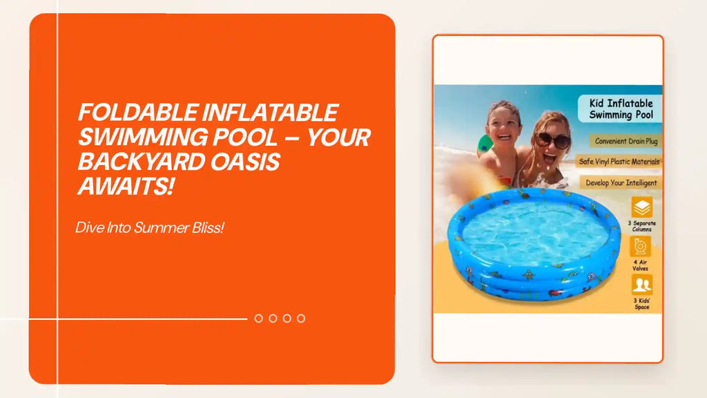 Foldable Inflatable Swimming Pool &ndash; Your Backyard Oasis Awaits! by@Outfy