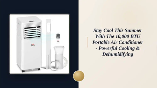 Stay Cool This Summer with the 10,000 BTU Portable Air Conditioner - Powerful Cooling &amp; Dehumidifying by@Outfy
