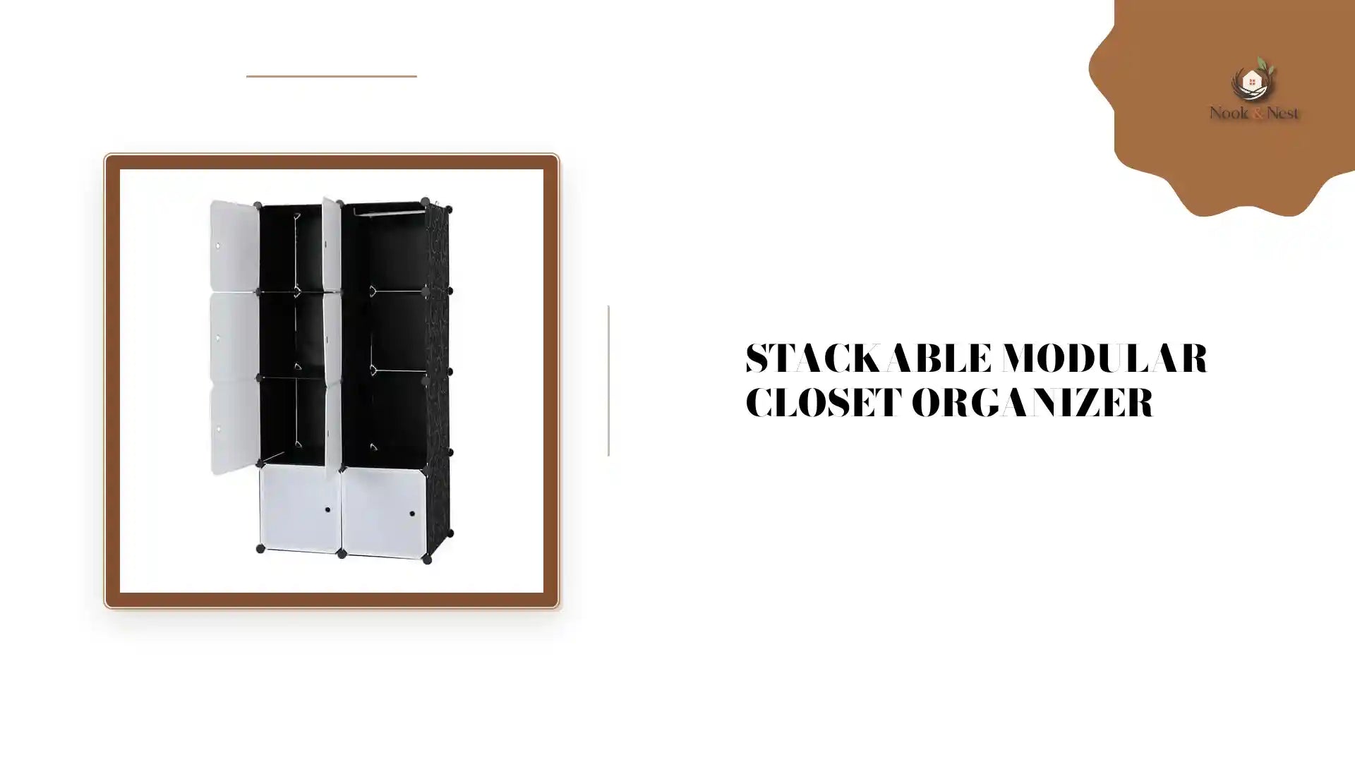 Stackable Modular Closet Organizer by@Outfy