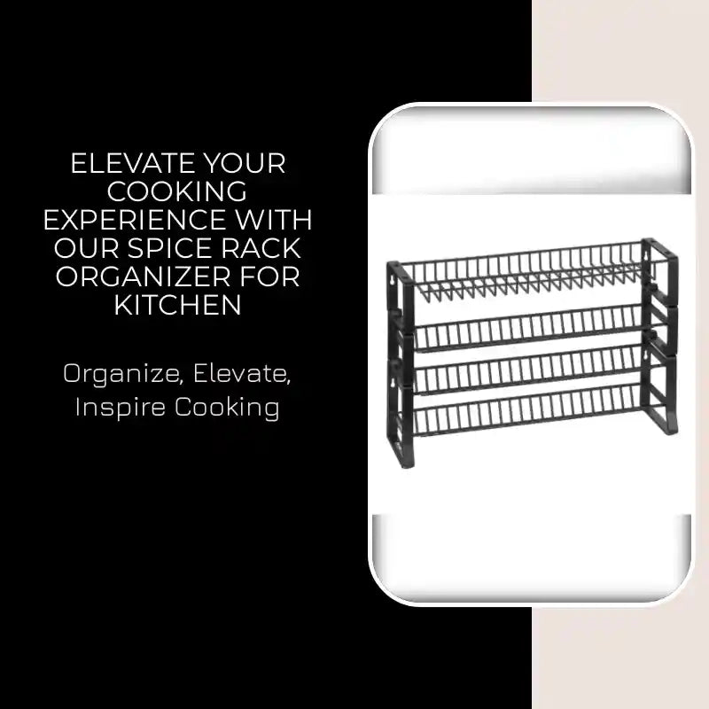 Elevate Your Cooking Experience with Our Spice Rack Organizer for Kitchen by@Outfy