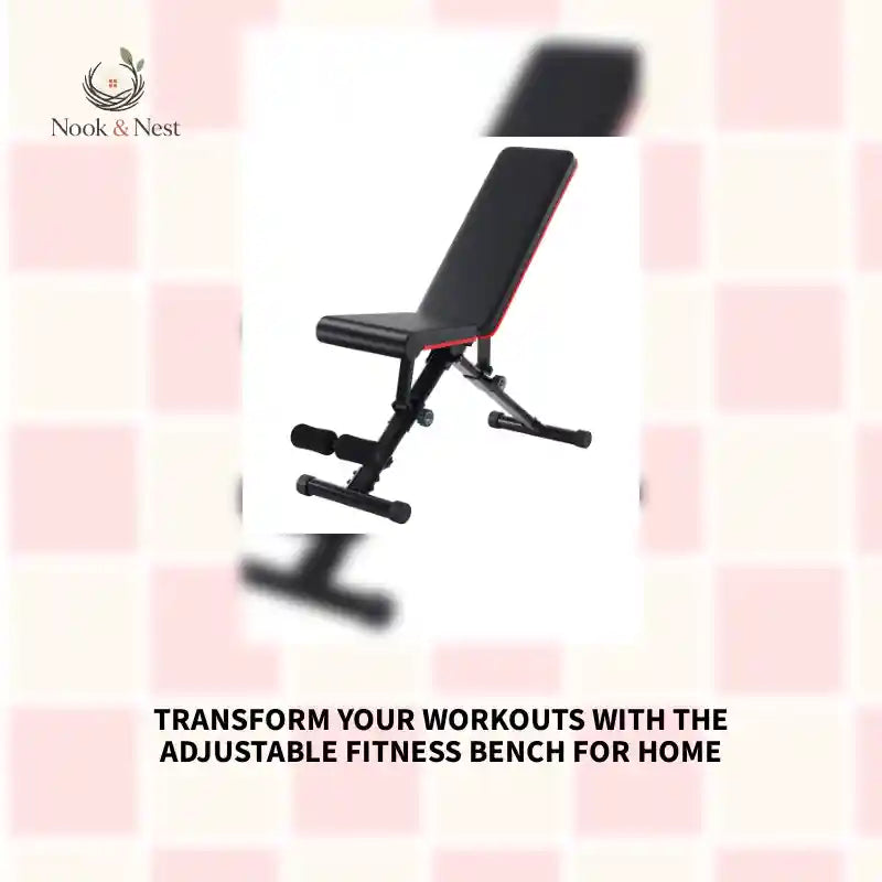 Transform Your Workouts with the Adjustable Fitness Bench for Home by@Outfy