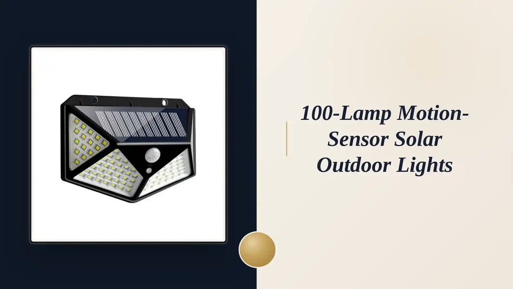 100-Lamp Motion-Sensor Solar Outdoor Lights by@Outfy