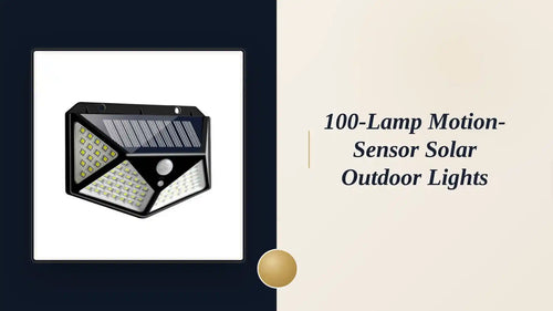 100-Lamp Motion-Sensor Solar Outdoor Lights by@Outfy