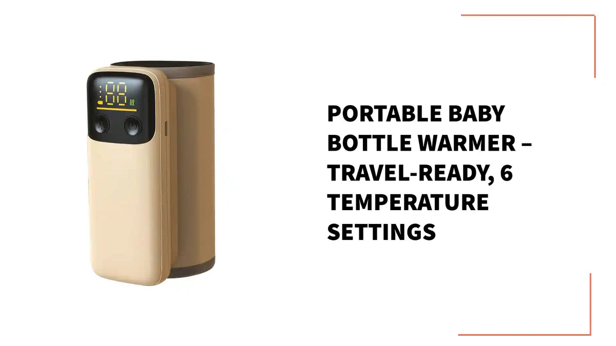 Portable Baby Bottle Warmer &ndash; Travel-Ready, 6 Temperature Settings by@Outfy