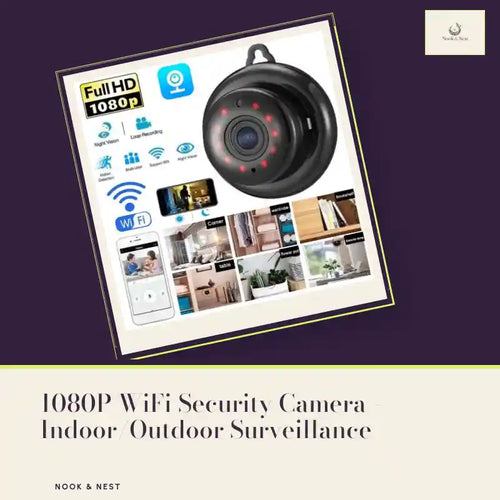1080P WiFi Security Camera - Indoor/Outdoor Surveillance by@Outfy