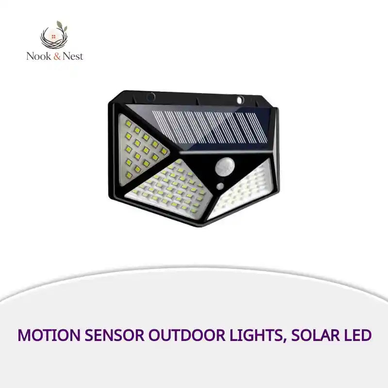 Motion Sensor Outdoor Lights, Solar LED by@Outfy