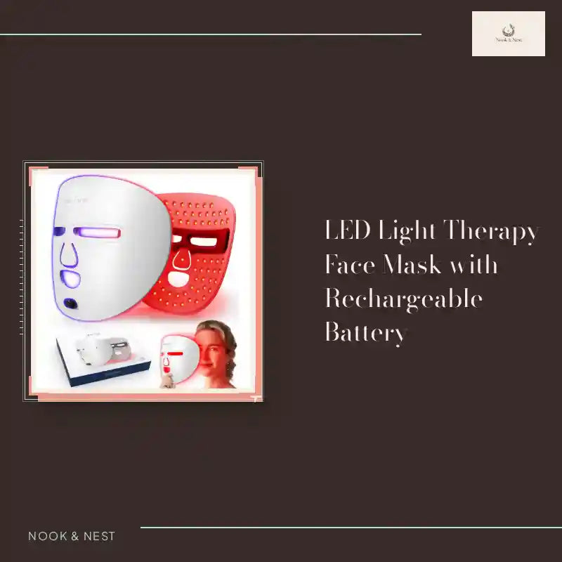 LED Light Therapy Face Mask with Rechargeable Battery by@Outfy