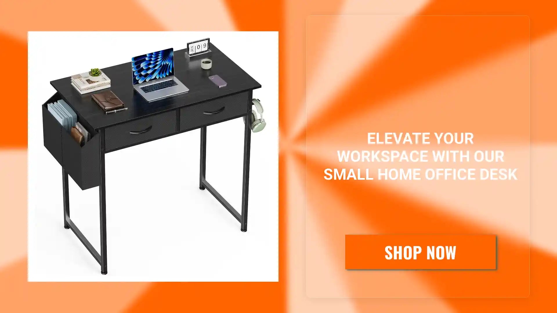 Elevate Your Workspace with Our Small Home Office Desk by@Outfy