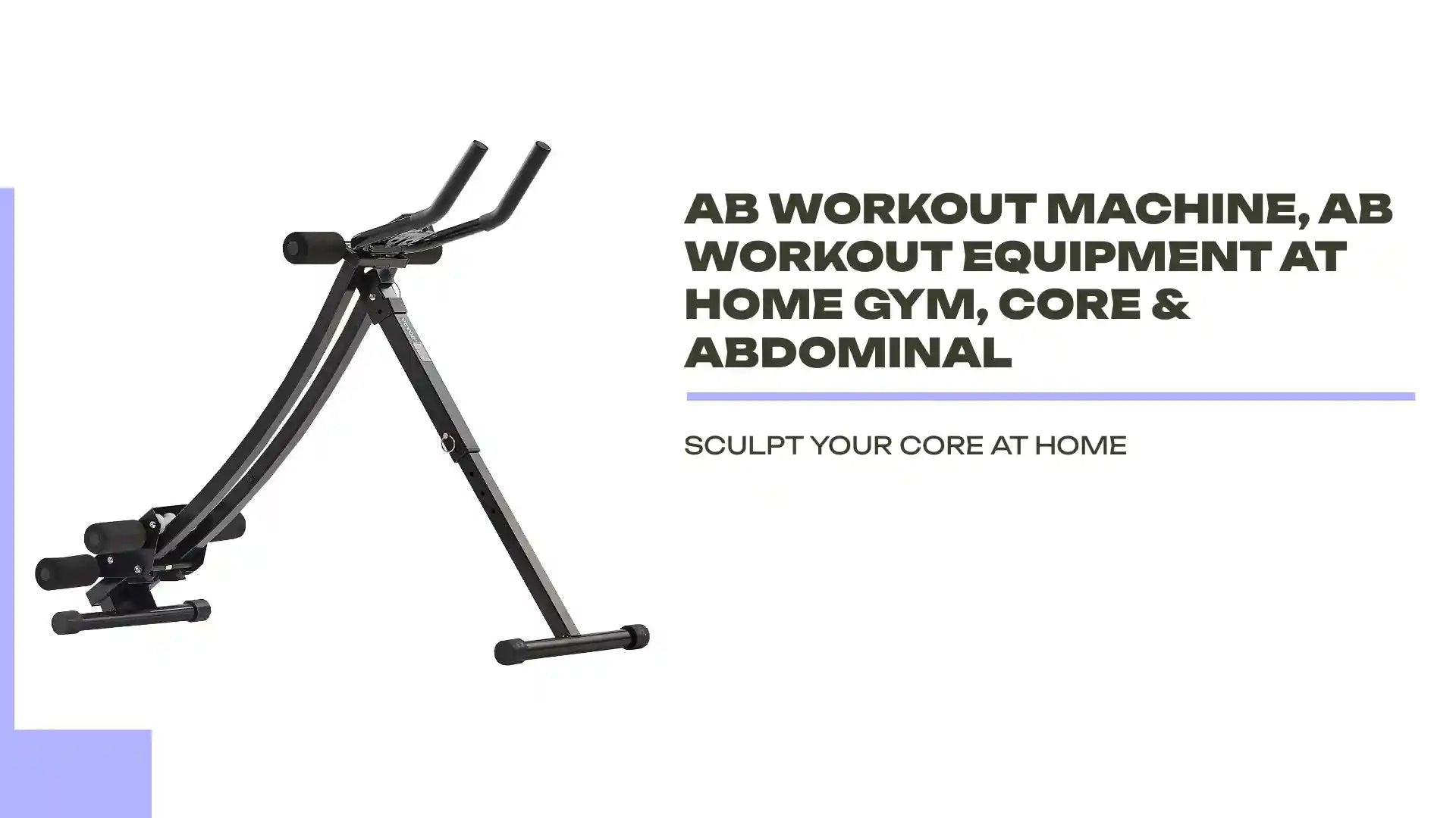 AB Workout Machine, Ab Workout Equipment At Home Gym, Core &amp; Abdominal by@Outfy