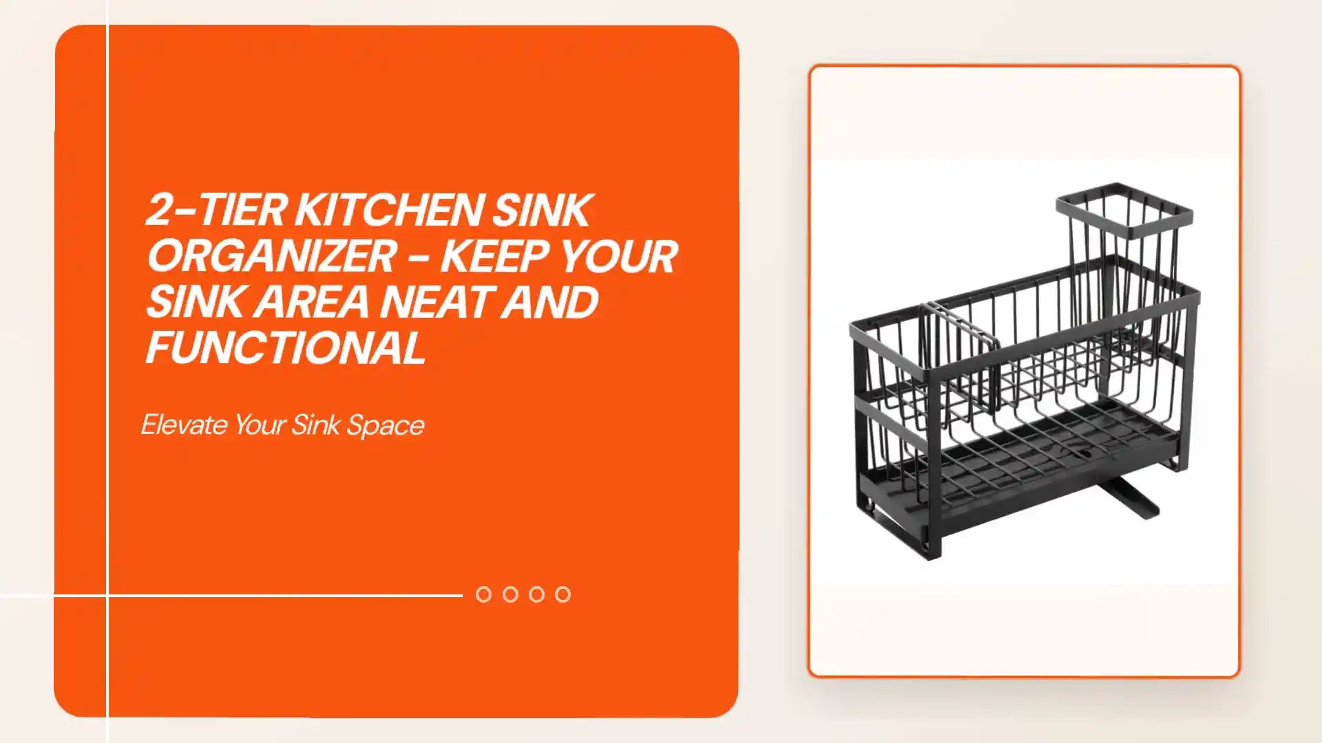 2-Tier Kitchen Sink Organizer - Keep Your Sink Area Neat and Functional by@Outfy