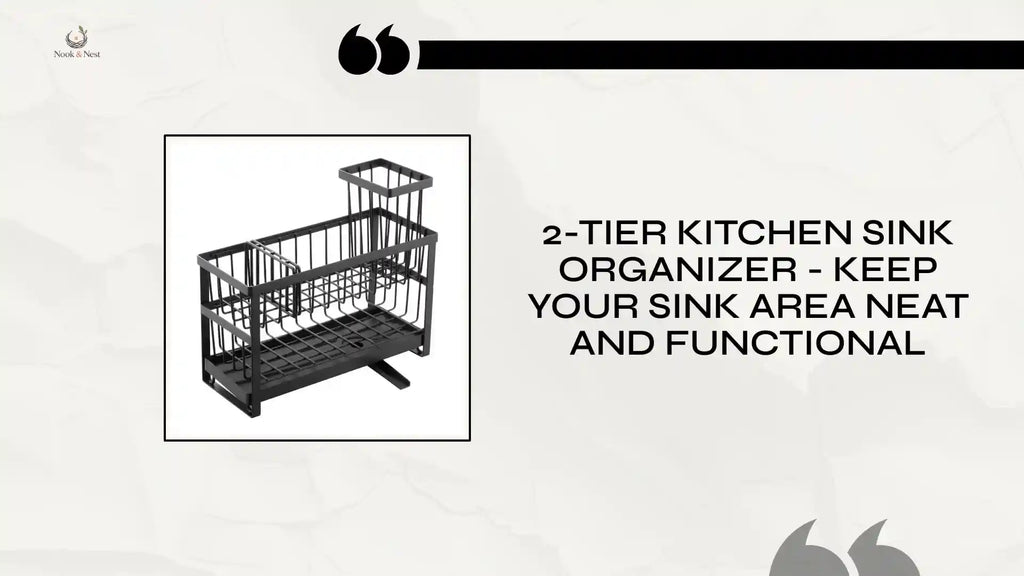 2-Tier Kitchen Sink Organizer - Keep Your Sink Area Neat and Functional by@Outfy