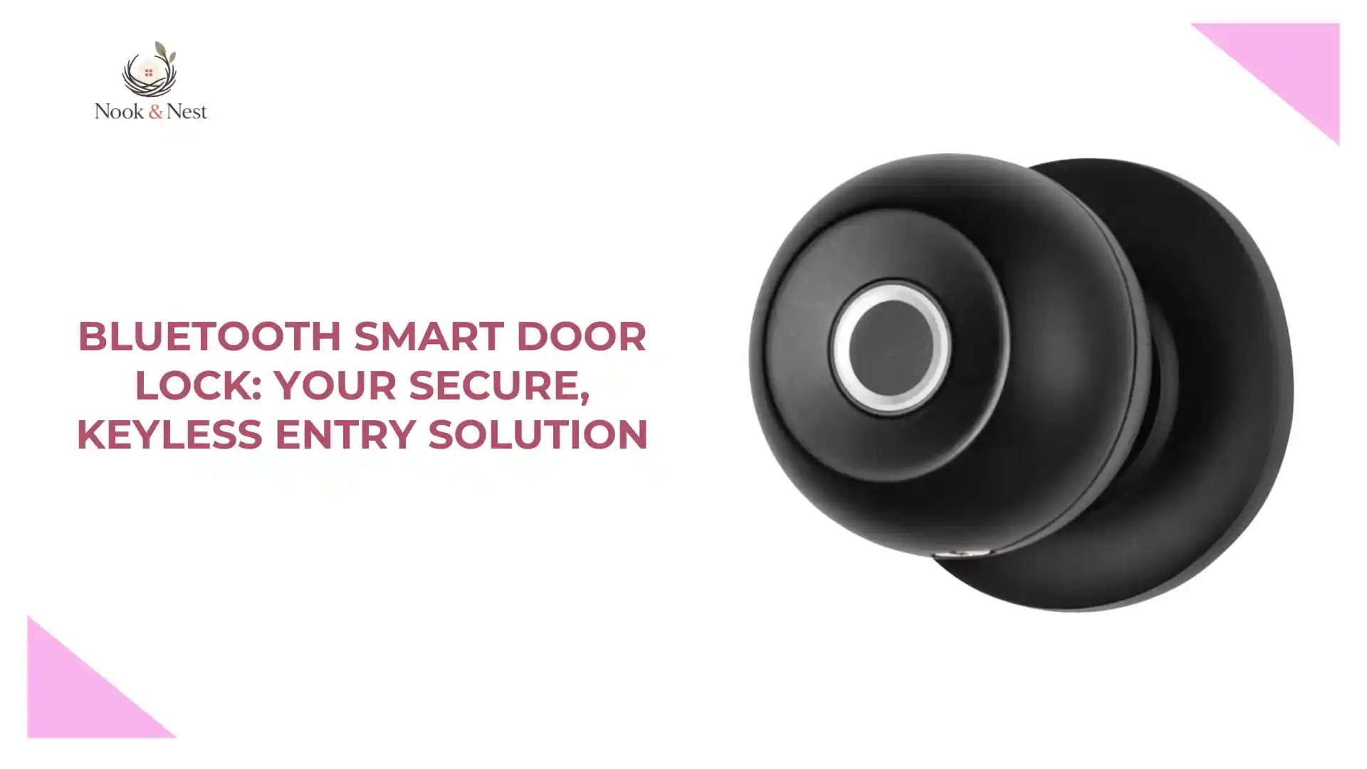 Bluetooth Smart Door Lock: Your Secure, Keyless Entry Solution by@Outfy